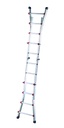 Delmer Multiladder incl. Stabilisator 8+8 1,96 m - 4,1 m 11 kg