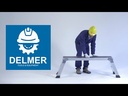 Delmer Aluminium Opstap 87 cm 13,4 kg