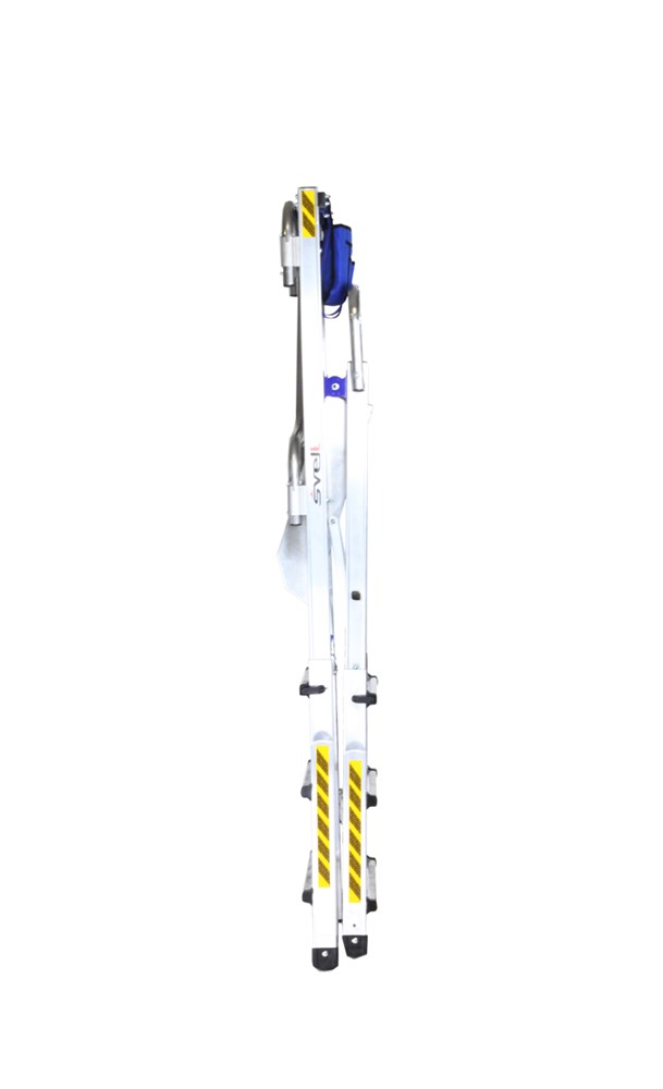 SVELT TeleFly Light S Telescopische Platformtrap met railingbescherming 4+3 treden 1,00-1,52 m 20,5 kg