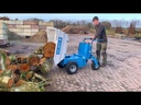 Elektrische Mini Dumper Hydraulische kiepbak 8 werkuren (89 cm breed)