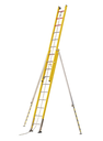 SVELT Fibrasafe 2-section Extension Ladder with Anti-fall device (FSF) up to 8.25 m