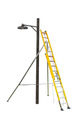 SVELT Fibrasafe 2-delige Self-supporting Extension ladder with anti-fall device (FSA) tot 6,01 m