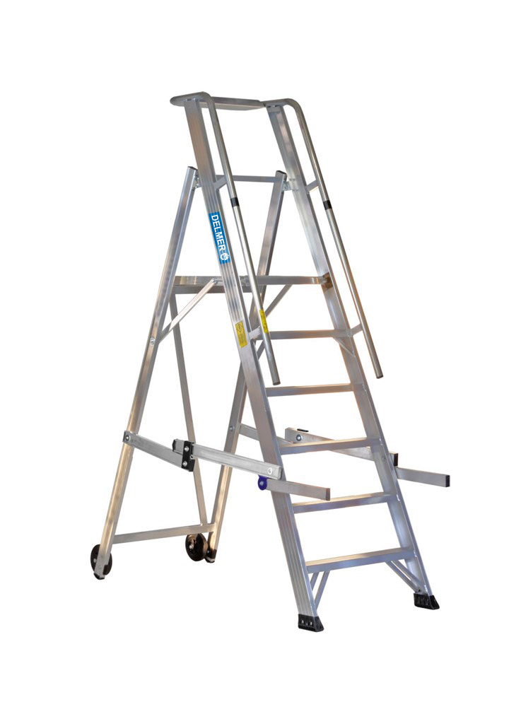 SVELT Vera Mobiel Podesttreppe-Stehleiter 12 Stufen 2,8 m 29 kg