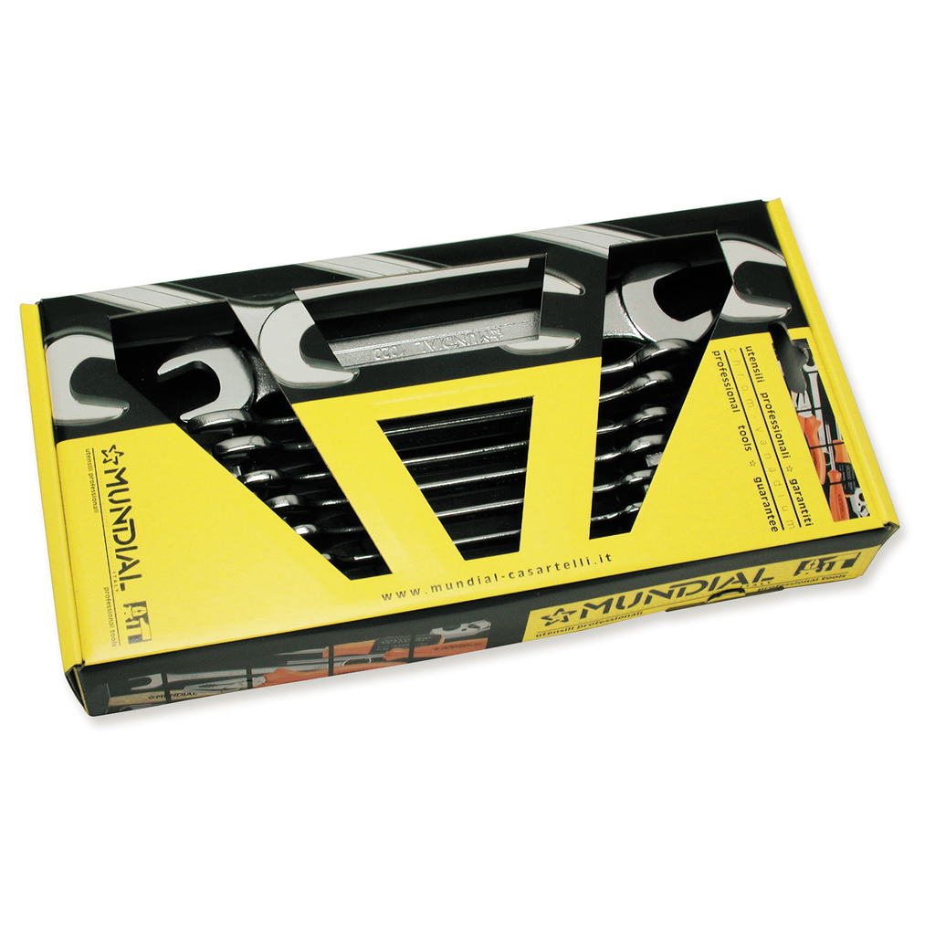 Mundial Set of 8 Double-Sided Spanners in Box