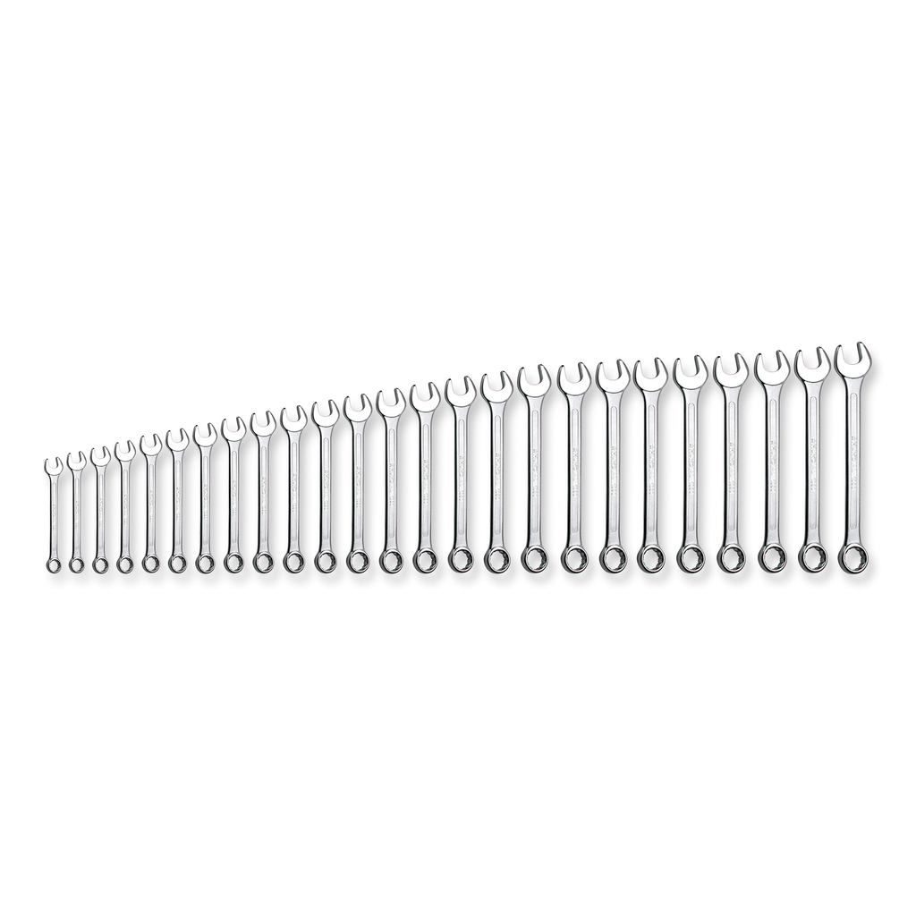 Mundial Set of 25 Combination Wrenches in Box