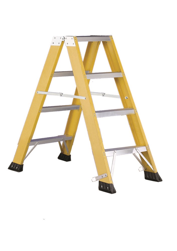 SVELT V6 Fiberglass Double-Sided Stepladder 4 to 12 Steps