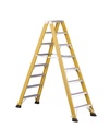 SVELT V6 Fiberglass Double-Sided Stepladder 4 to 12 Steps