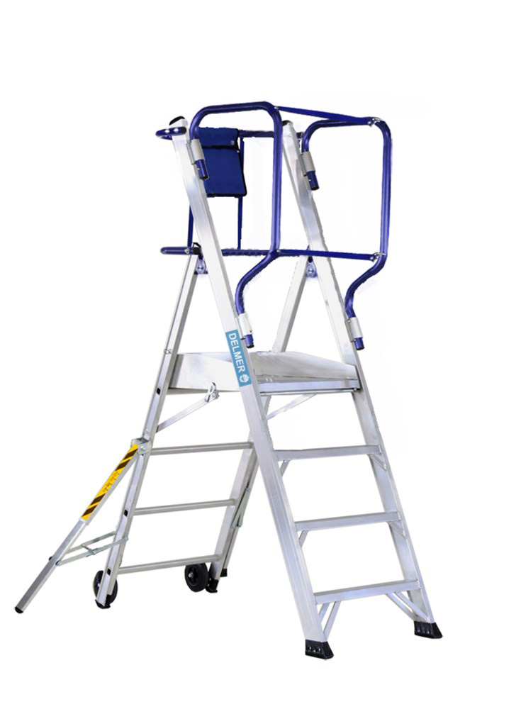 SVELT Fly Mobile Platform stepladder with guardrail protection 5 steps 1,26 m 25 kg