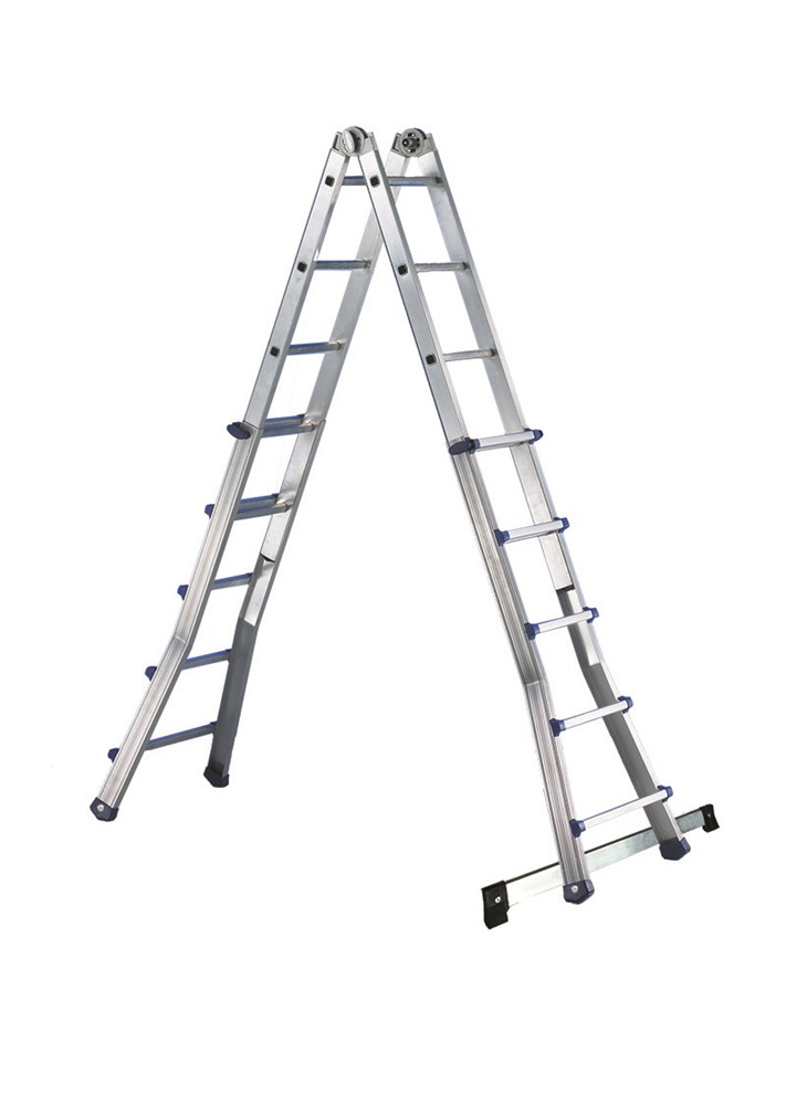 SVELT Scalissima Multi-Purpose Ladder incl. Stabiliser 8+8 1,96 m - 4,1 m 11 kg