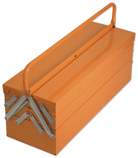 [1764-015] Mundial Metal Tool Box with 5 Drawers